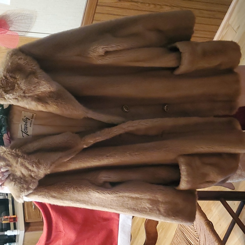 Mincara 3/4 length faux fur.